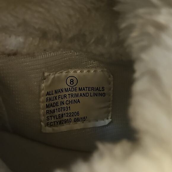 Justice ladies size 8 booties boots lined slip on boots Pre-loved - Picture 9 of 9